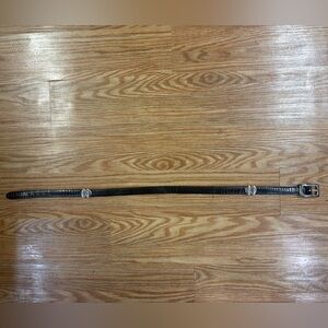 Brighton Two-Sided Black & Brown Belt with Silver Conchos